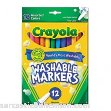 Washable Markers Fine Point Classic Colors 12 Set B00B3U3XO6